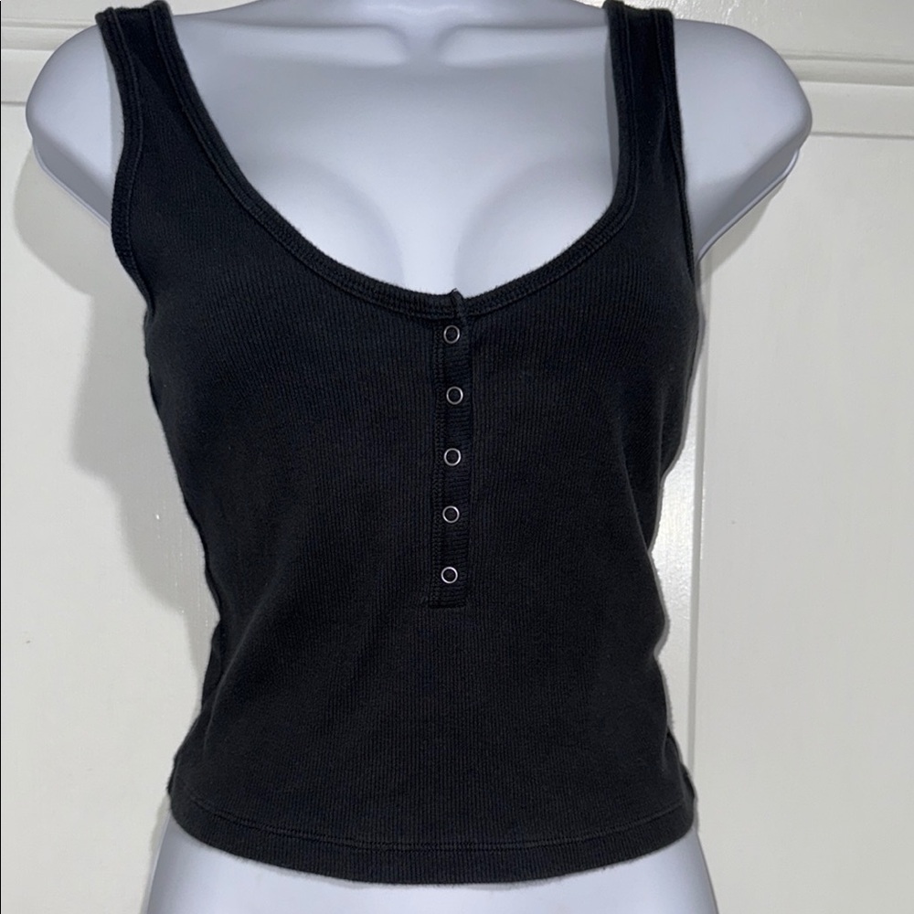 Black Sleeveless Top - Abercrombie & Fitch